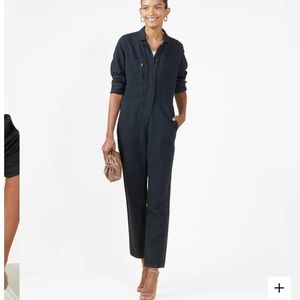 Outerknown Station Jumpsuit Black Medium
